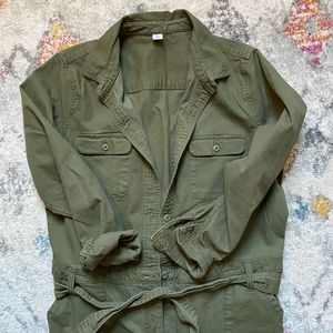Old Navy Long-Sleeve Utility Jumpsuit
